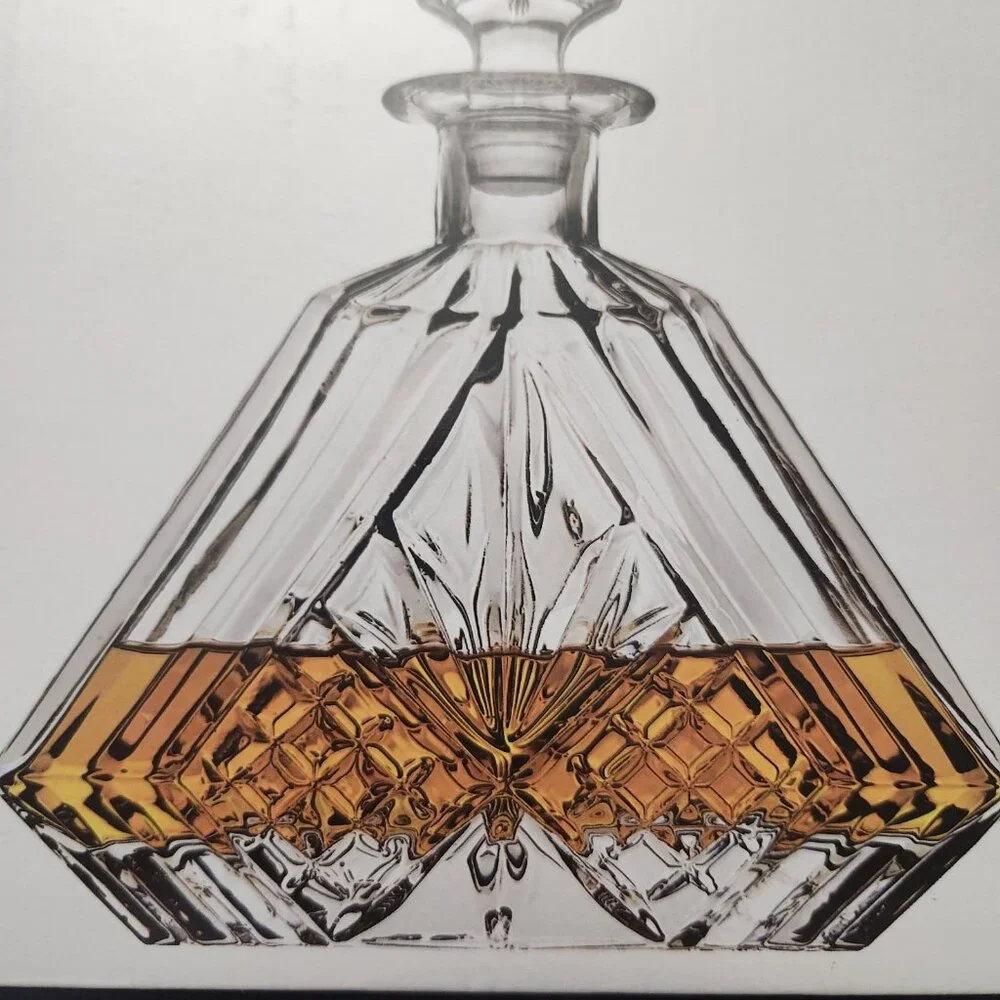 Dublin Crystal Whiskey Decanter With Stopper NEW! Shannon By Godinger